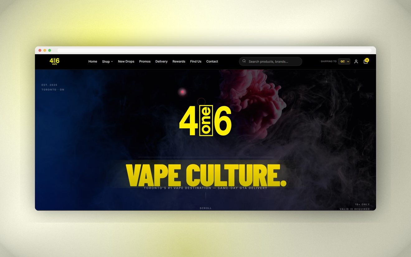 4one6 Vape screen 2